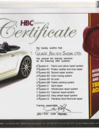 HBC Certificate